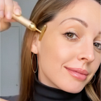 Massageador Facial Gold Vibratório Anti Rugas