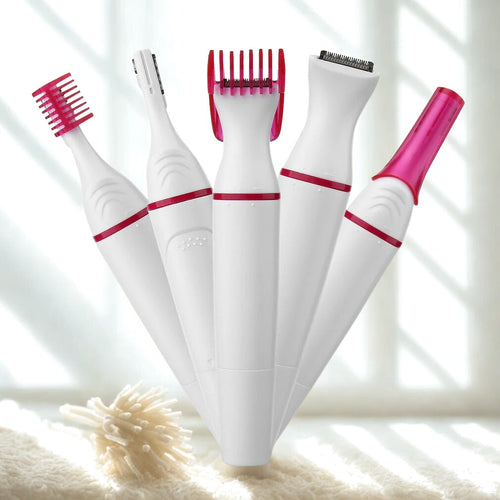 Depilador Feminino 5 em 1 Indolor e Portátil