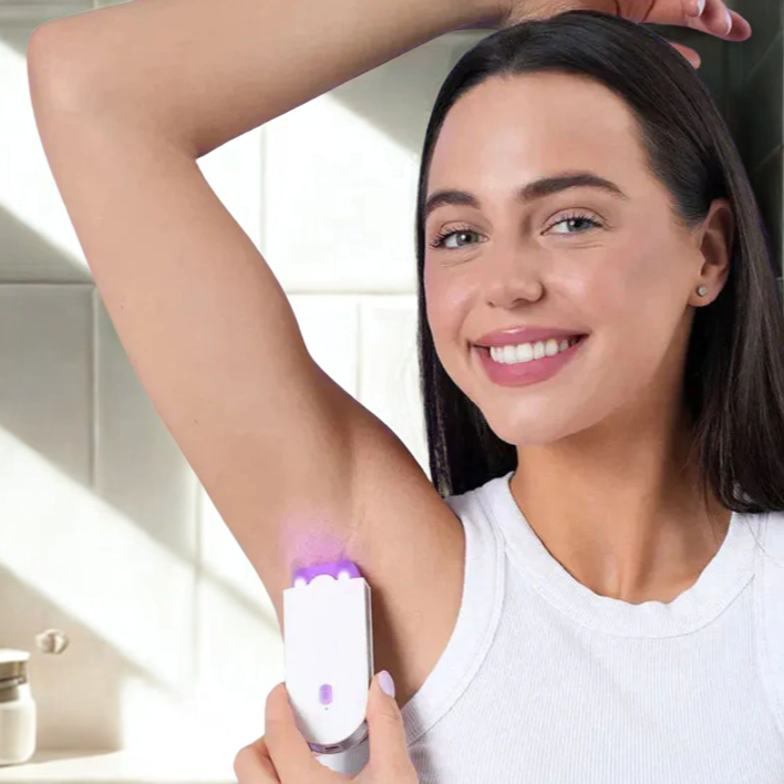 Depilador Facial e Corporal  Sem Dor - Recarregável