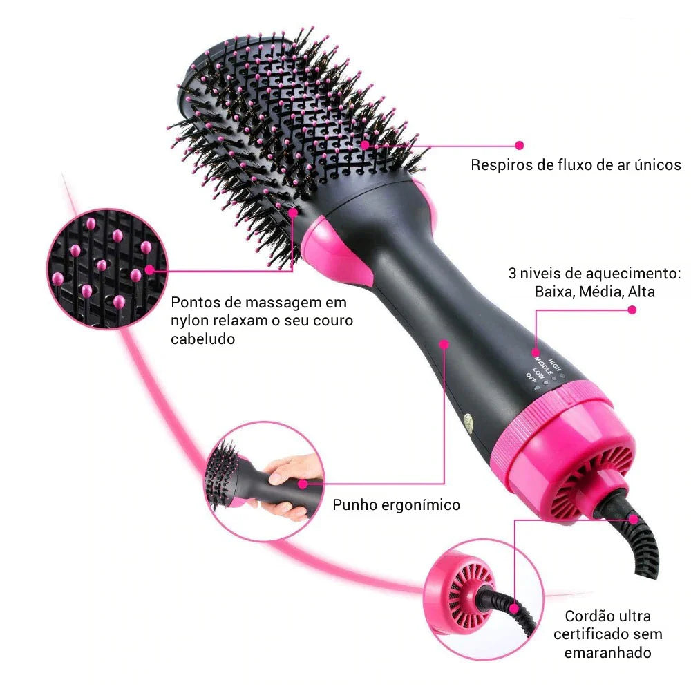 Escova Multifuncional 3 em 1