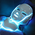 Máscara de LED Facial e Pescoço 7 Cores – Fototerapia Rejuvenescedora Profissional