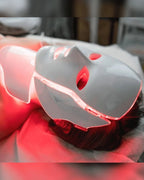Máscara de LED Facial e Pescoço 7 Cores – Fototerapia Rejuvenescedora Profissional