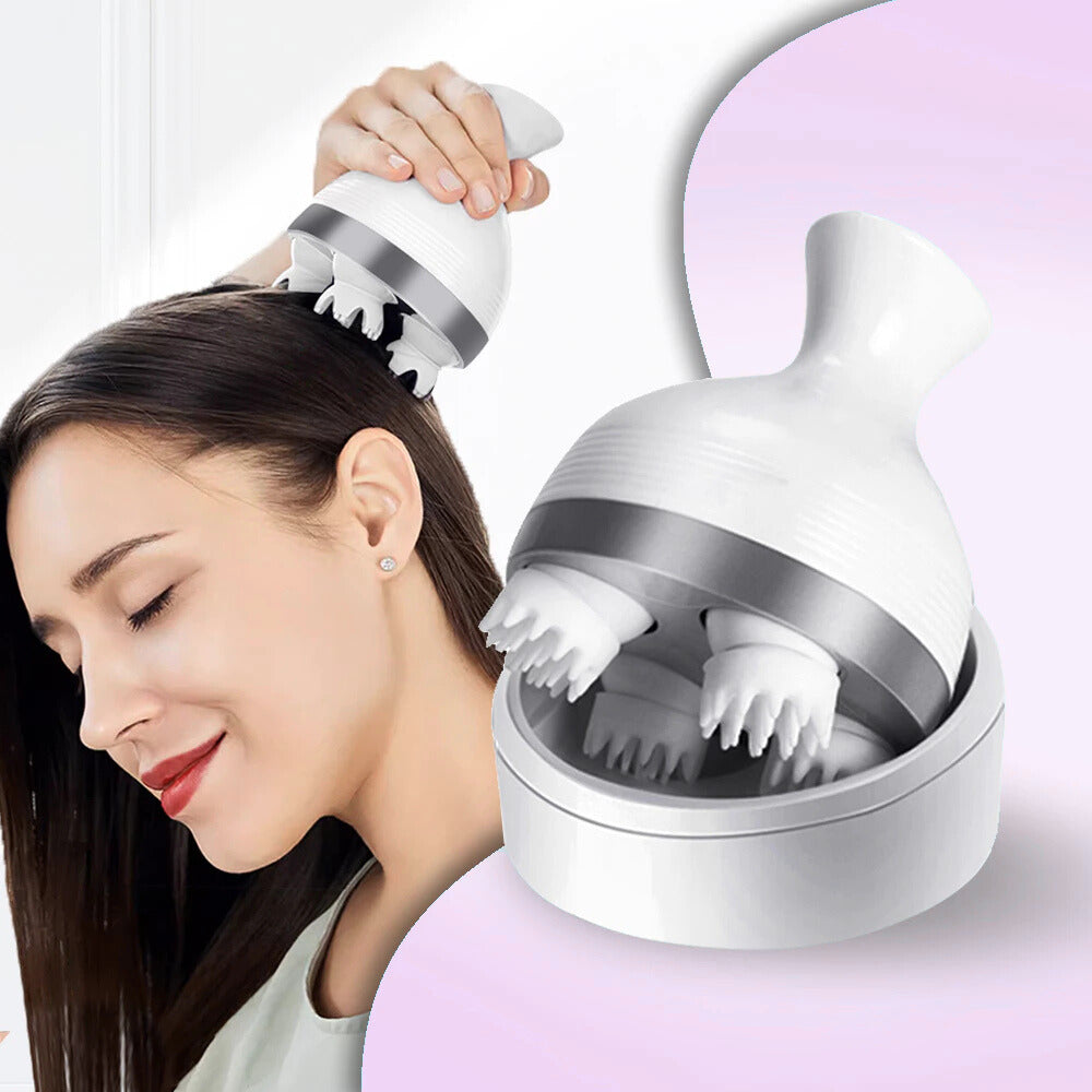 Massageador Terapêutico 3D – Spa Capilar e Relaxante