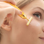 Massageador Facial Gold Vibratório Anti Rugas