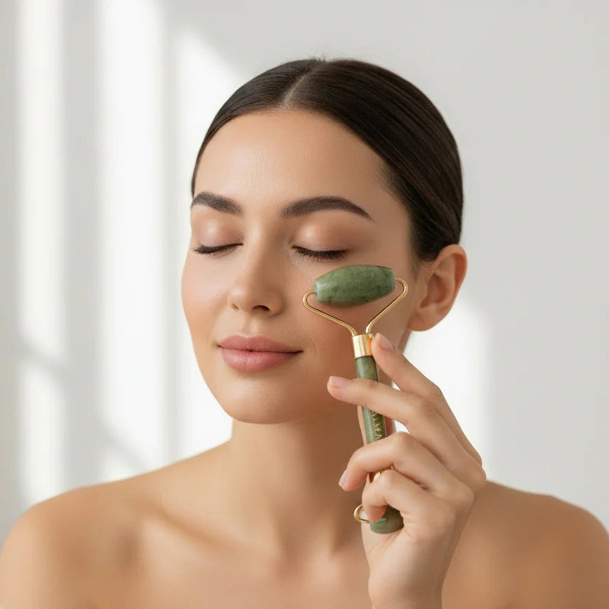 Kit Rolo de Jade + Gua Sha Anti-Idade