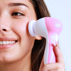 Escova Facial Elétrica 5 em 1 – Limpeza e Massagem