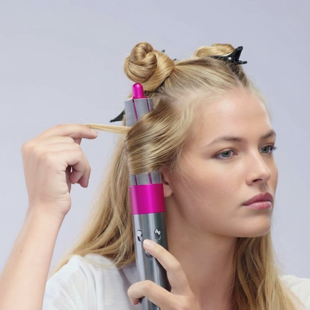 Escova Secadora 5 em 1 Profissional - Alisa, Modela e Seca