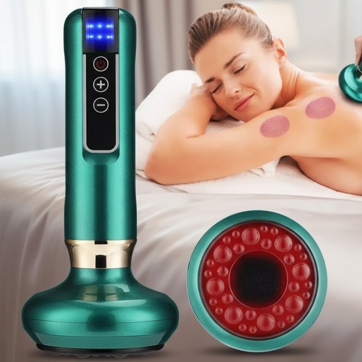 Instrumento Inteligente De Massagem Pressão Negativa Aparelho De Raspagem Elétrico Sem Fio.